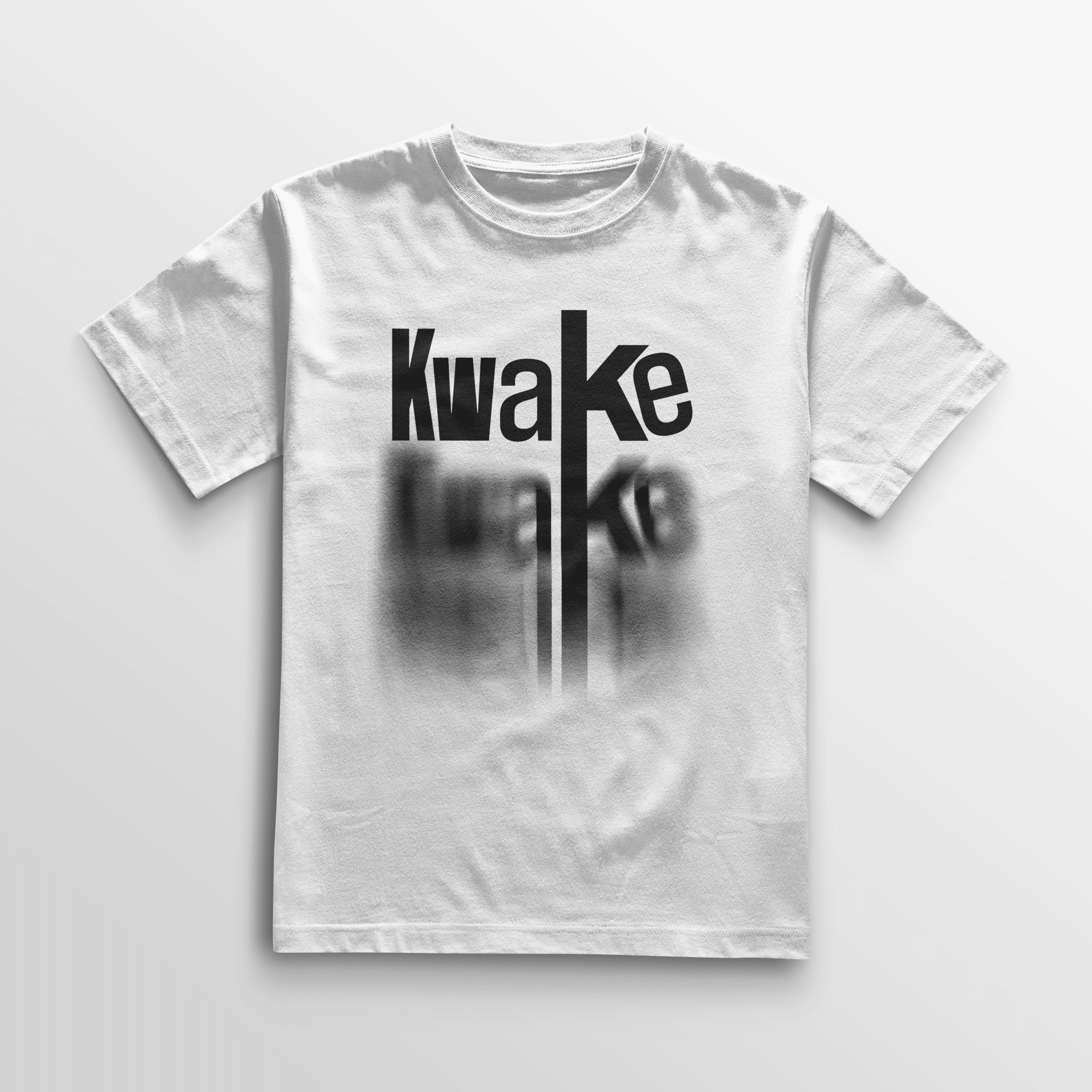 KwaKe Falling Blur Tee - Garment Dye - KwaKe